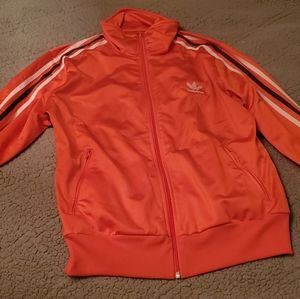 Adidas sz XL orange track jacket